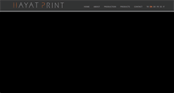 Desktop Screenshot of hayatprint.com